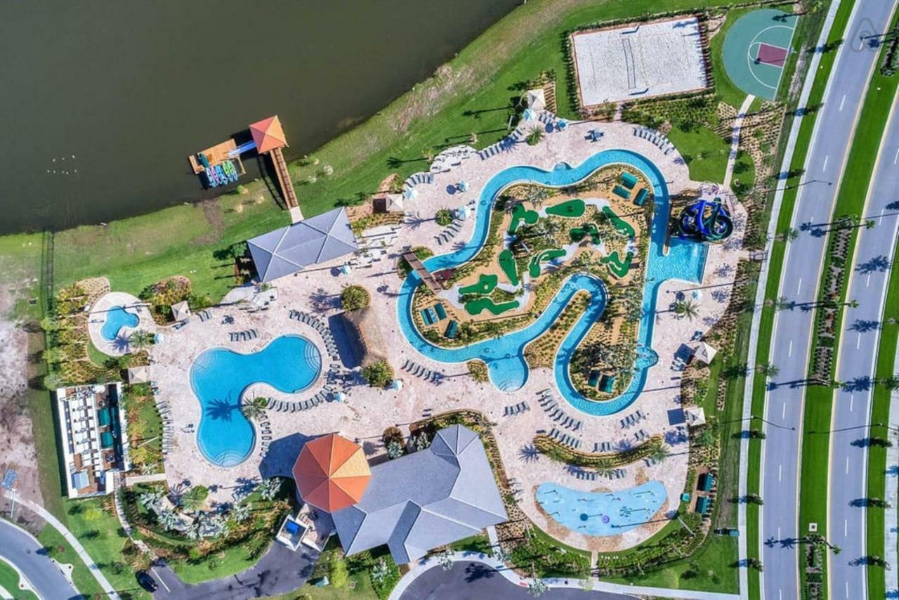 C - New 4 Bedroom Home - 5 Miles To Disney - Free Water Park - Private Pool 基西米 外观 照片